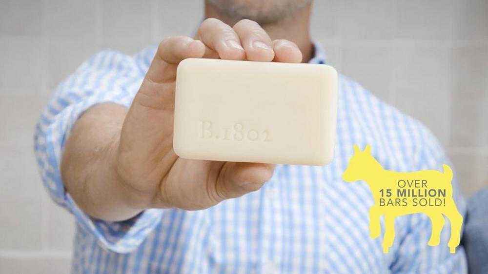 Pure Goat Milk Body Soap Fragrance-Free Moisturizing Bar Soap