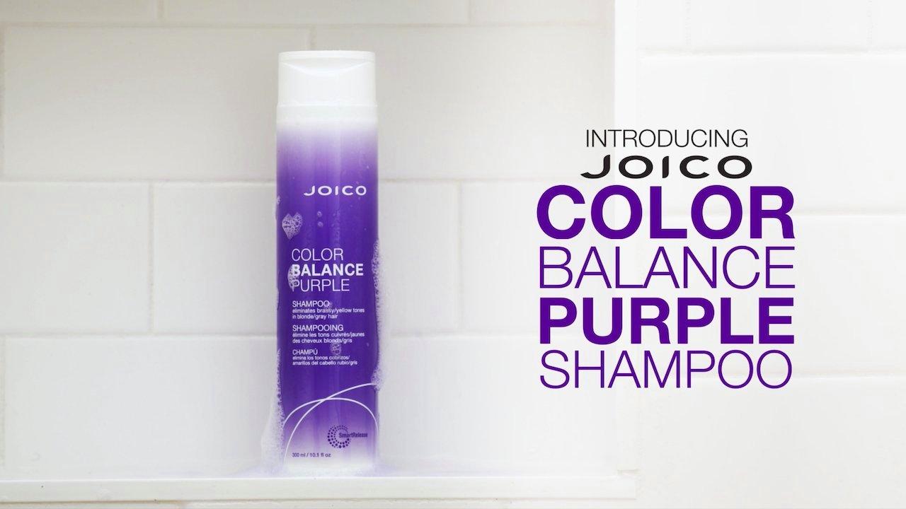 Color Balance Purple Shampoo Eliminates Brassy/Yellow in Blonde/Gray Hair Joico | Ulta Beauty