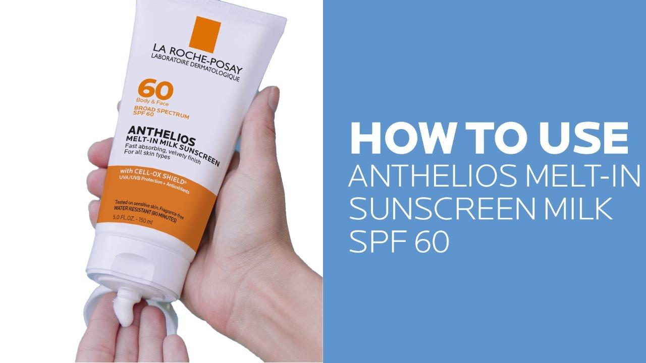 Anthelios Melt-In Milk Body and Face Sunscreen SPF 60 - La Roche-Posay