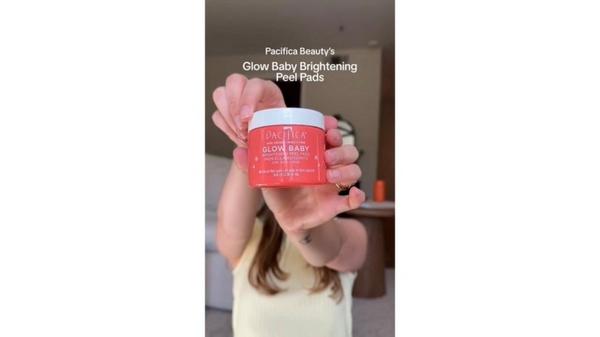Pacifica Glow Baby Brightening Peel Pads 10% AHA + BHA #9