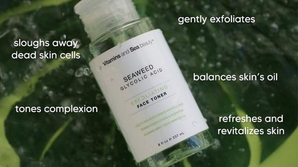 Vitamins and Sea beauty Seaweed + Glycolic Acid Facial Toner #7