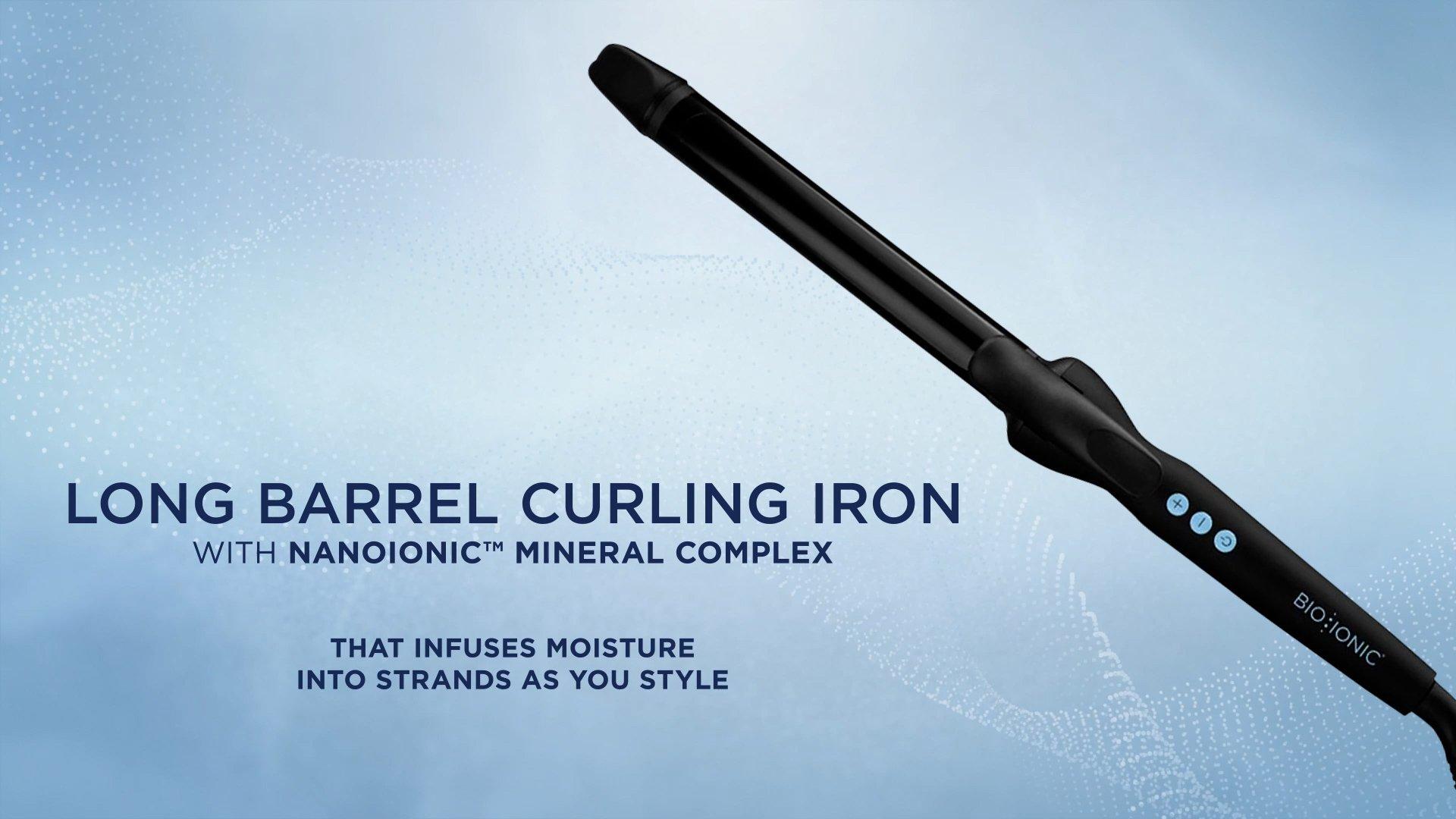 Bio ionic curling iron long barrel sale