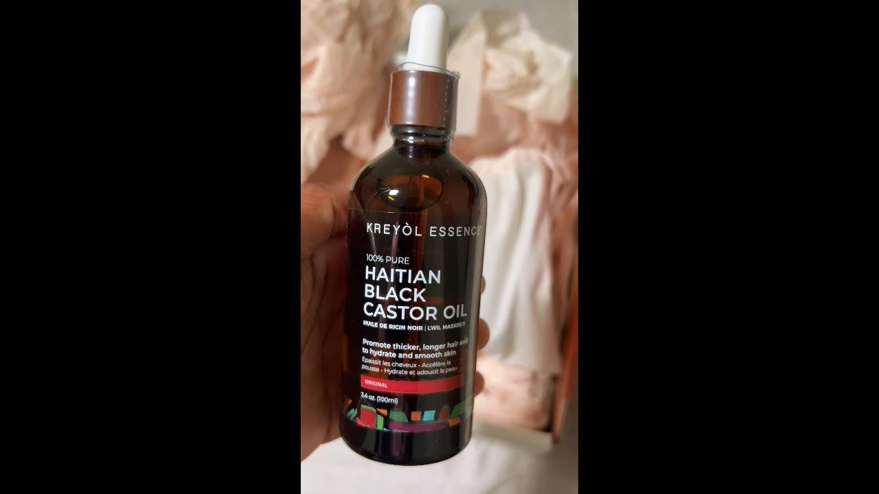 Kreyol Essence Castor Oil, Haitian Black, Rosemary Mint - 2 oz