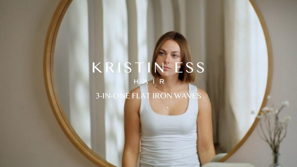 NANOBLACK 3-In-One Ceramic Curling Flat Iron Hair Straightener