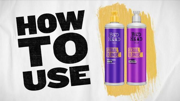 Bed Head Serial Blonde Purple Shampoo For Cool Blonde Hair #4