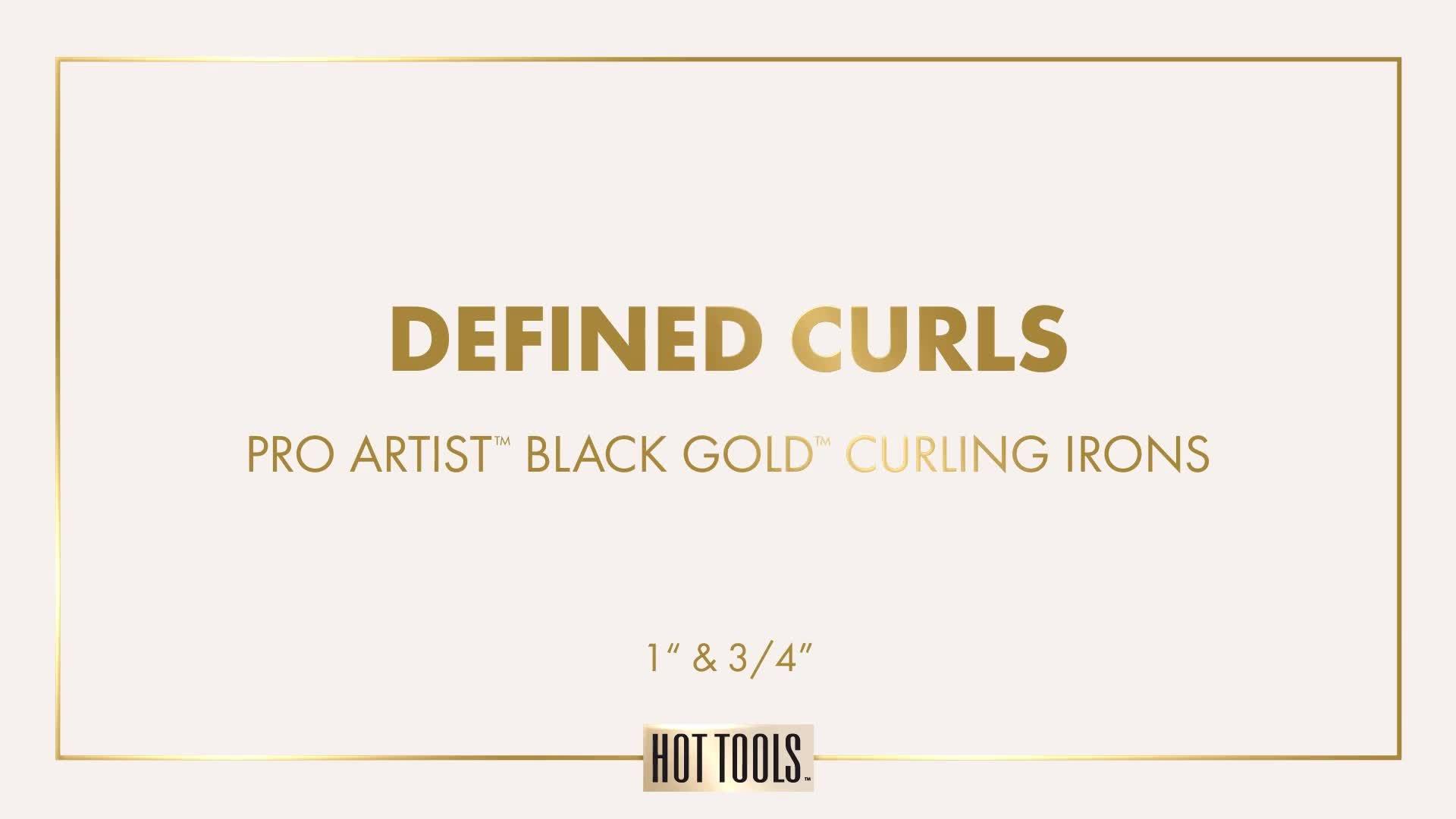 Black gold outlet curling iron