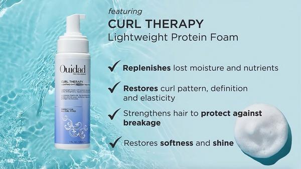 Ouidad Curl Therapy Lightweight Protein Foam Hair Treatment #4