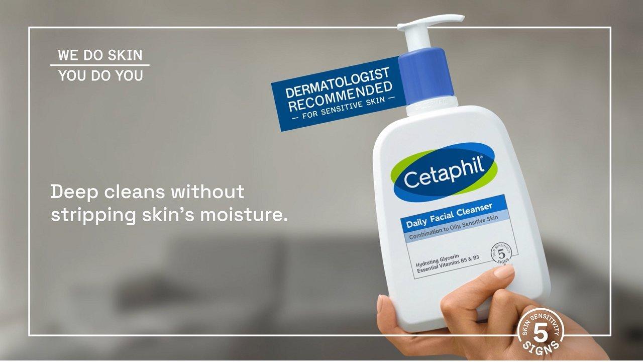 Daily Facial Cleanser, Face Wash for Sensitive Skin - Cetaphil