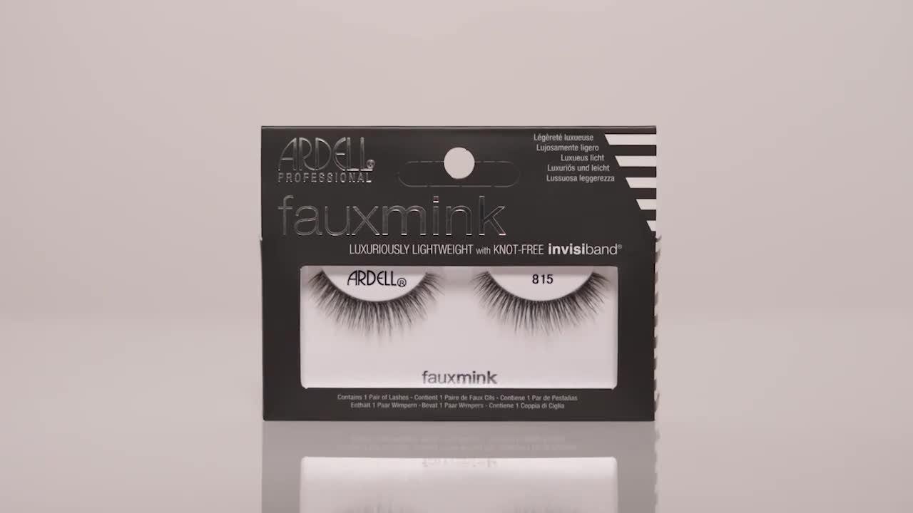 Faux Mink #815 False Eyelash, Lightweight with Invisiband - Ardell