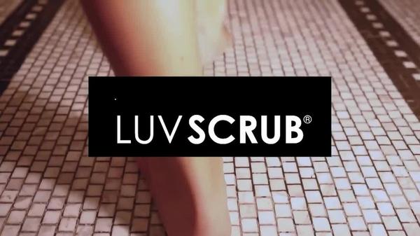 LUV SCRUB Mesh Body Exfoliator - Naked Sunset #7