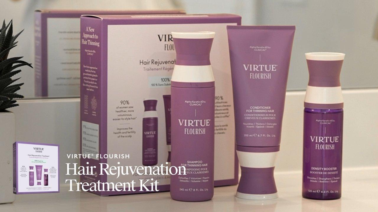 Virtue Flourish selling Hair Rejuvenation Treatment Set