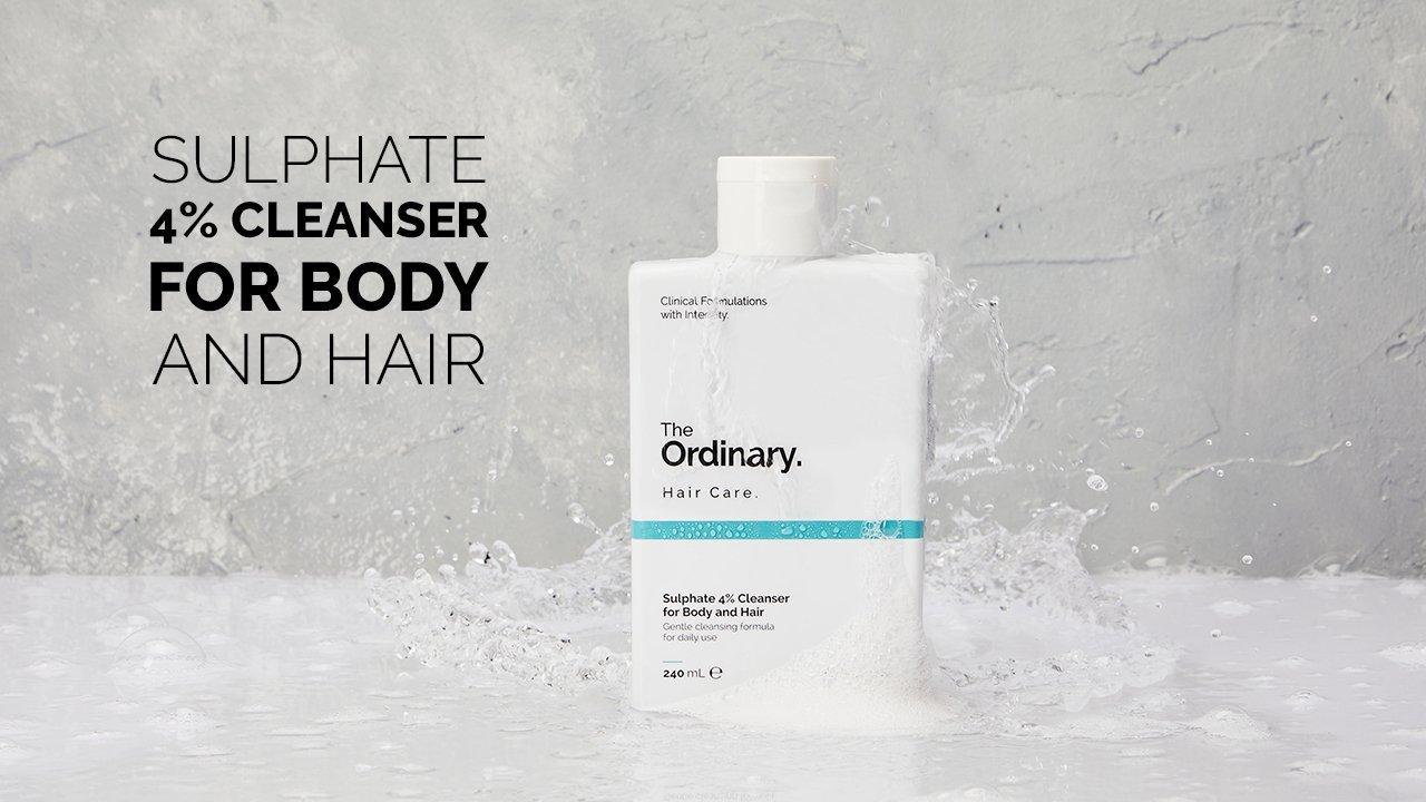 The Ordinary Hair Care 4% Sulphate Cleanser for Body and Hair 240 ml