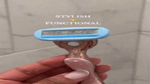 Schick Hydro Silk Rose Gold Metal Handle Razor #10