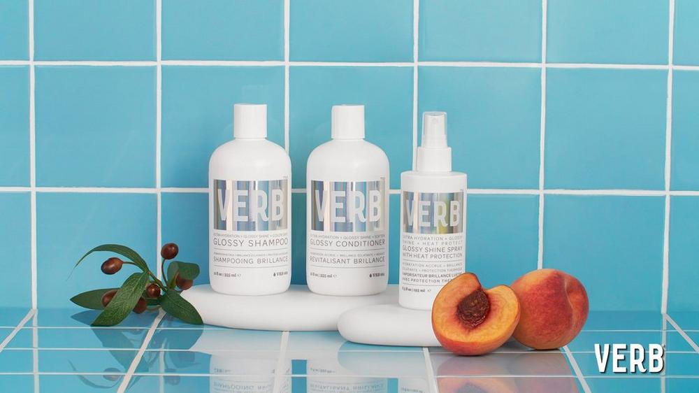 Glossy Shine Spray with Heat Protection