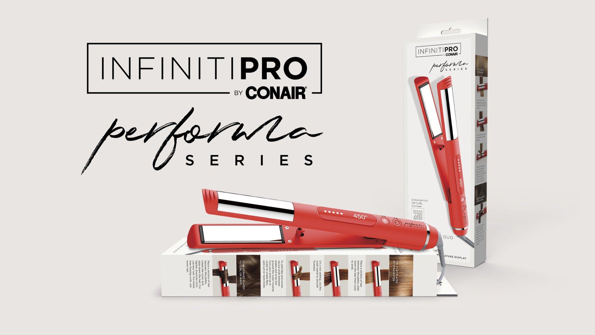 InfinitiPRO By Conair Performa Series Ultimate Duo 2 in 1 Styler