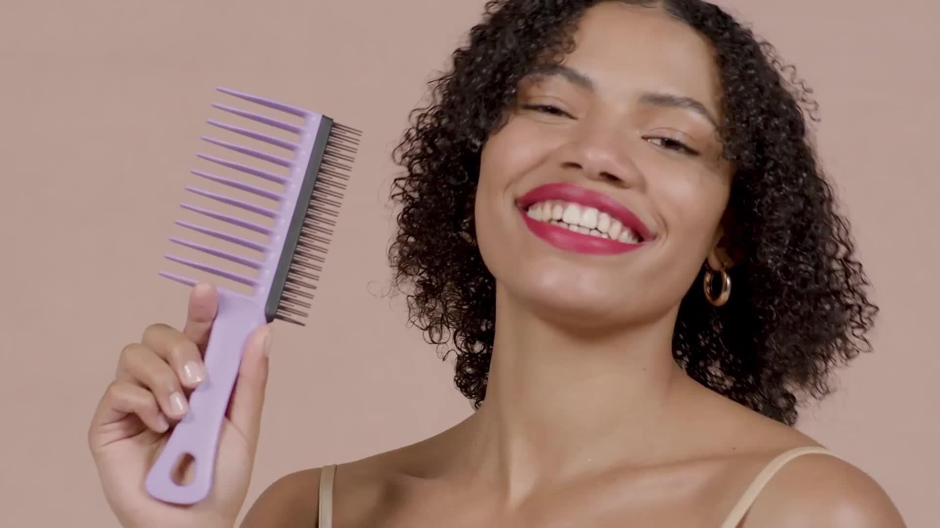 Tangle Teezer The Wide Tooth Dual Sided Comb - Curly To Coily Hair ...
