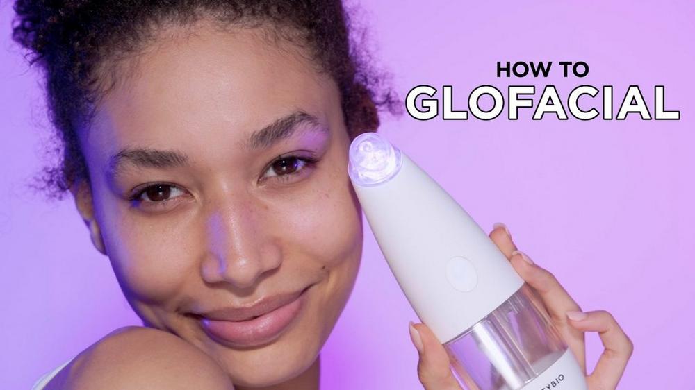 GLOfacial Hydro-Infusion Pore Cleansing + Blue LED Clarifying Tool