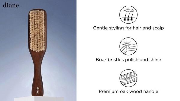 Diane Oak Wood 100% Boar Styling Brush #5