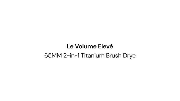 L'ange Le Volume Elevé 2-in-1 Titanium Brush Dryer - Blush #8