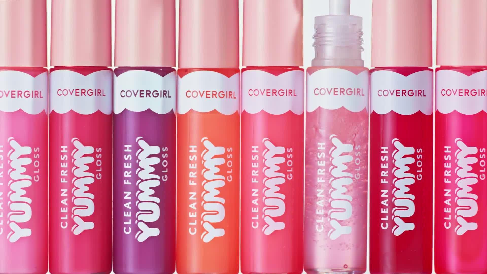 COVERGIRL Clean Fresh Yummy Lip Gloss, 100 Lets Get Fizzical, 0.33 fl oz