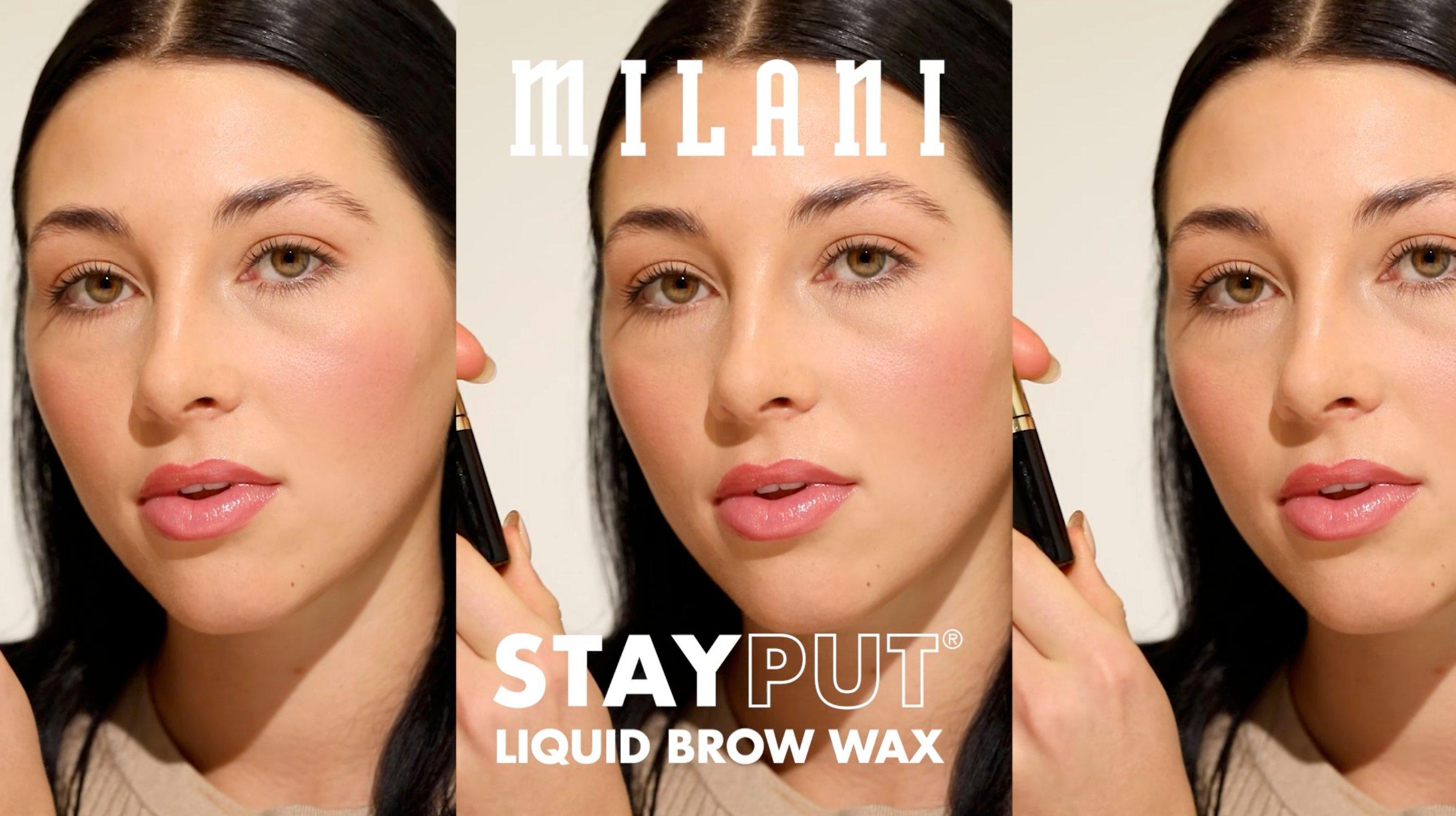 EYEBROW TUTORIAL Using MILANI STAY PUT BROW COLOR BRUNETTE +