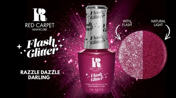 Red Carpet Manicure Flash Glitter Special Effect Gel Polish #7