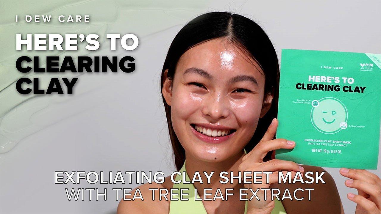 Tegnsætning analysere Apparatet Here's To Clearing Clay Exfoliating Sheet Mask - I Dew Care | Ulta Beauty