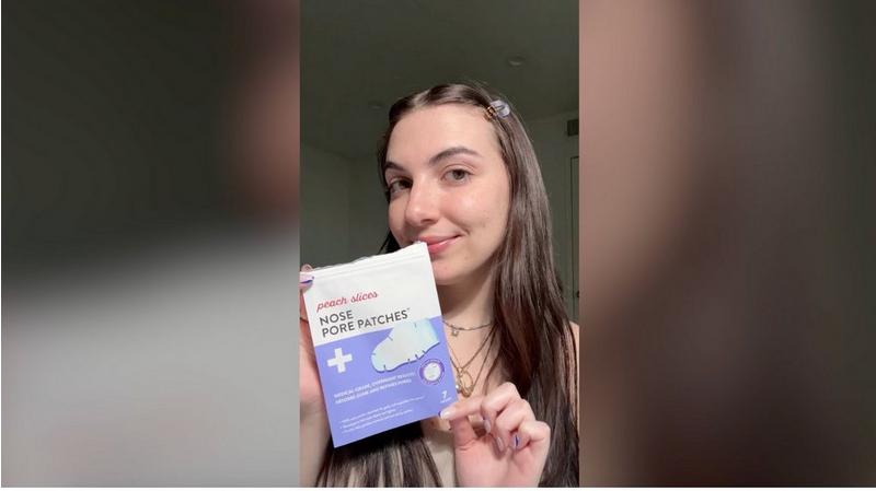 Peach Slices Nose Pore Patches #9