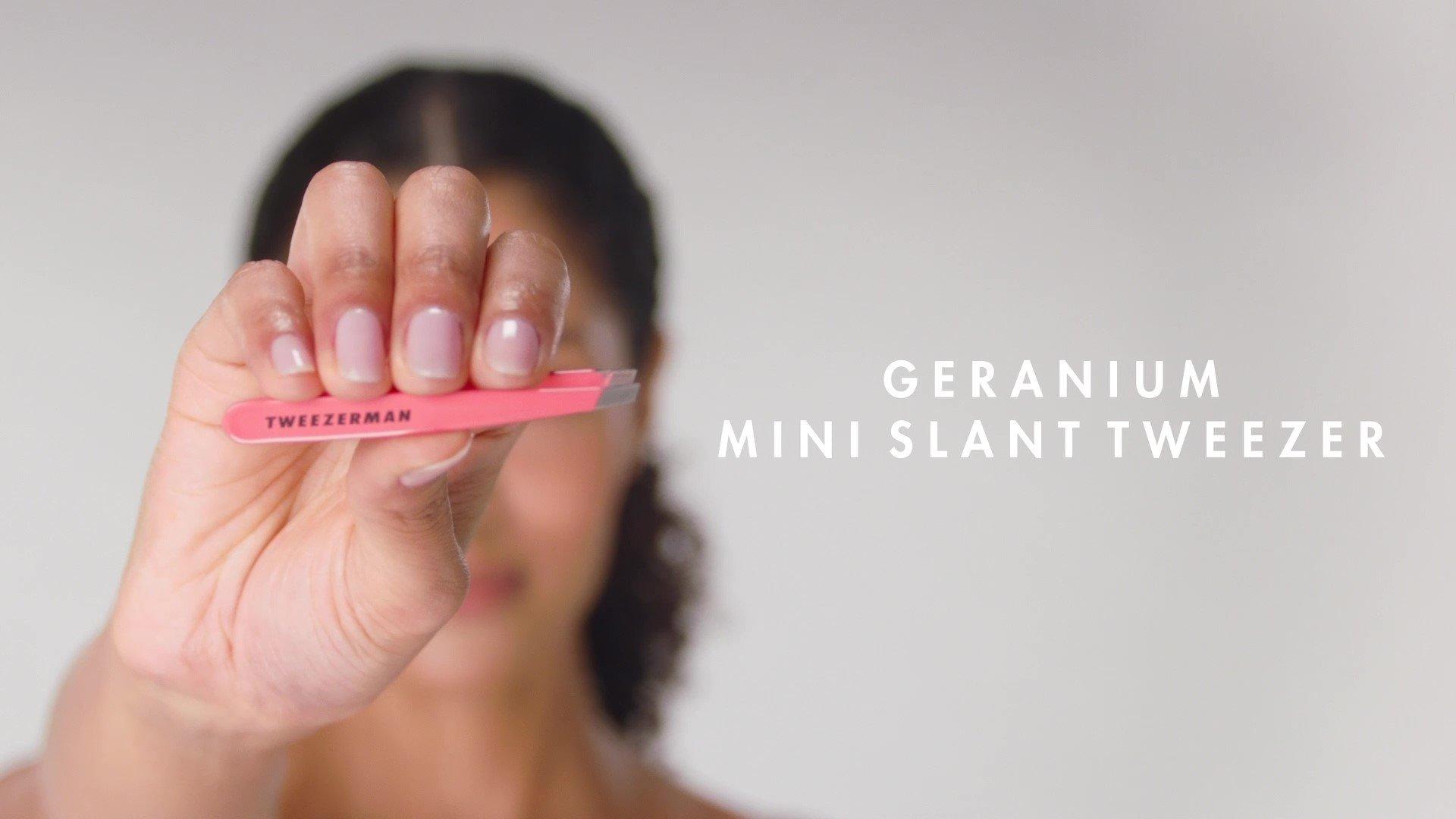 Tweezer Mini Slant Tweezerman Geranium - | Ulta Beauty