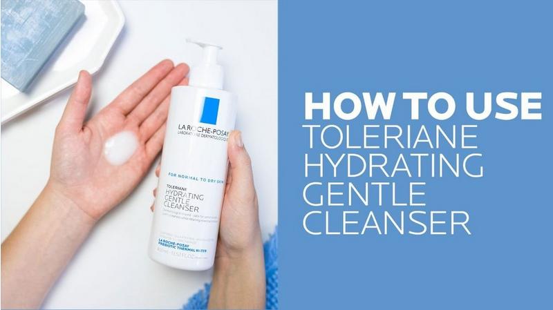 Travel Size Toleriane Hydrating Gentle Face Cleanser for Dry Skin