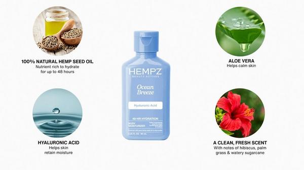 Hempz Ocean Breeze Body Moisturizer with Hyaluronic Acid #8