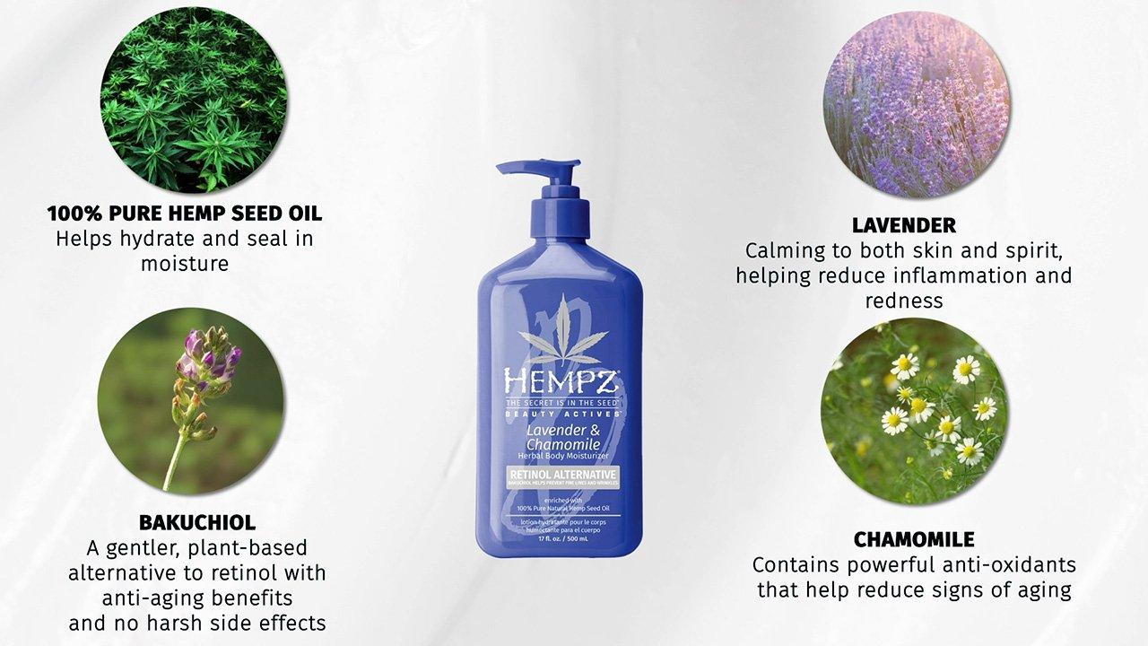 Hempz - 17.0 oz Lavender & Chamomile Moisturizer With Bakuchiol