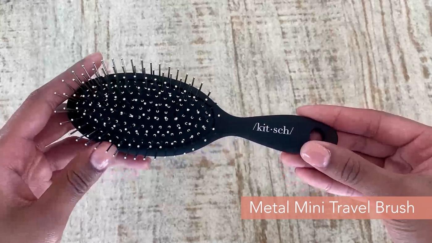Mini Metal Travel Hair Brush