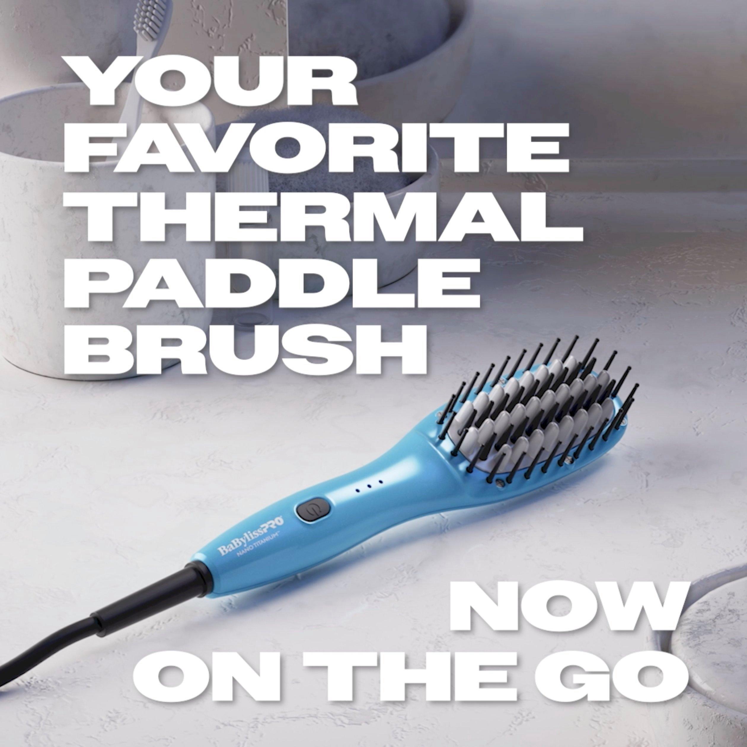 Nano Titanium Compact Thermal Paddle Brush - BaBylissPRO