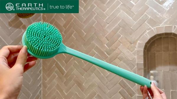 Earth Therapeutics Silicone Soft Dual Sided Back Brush #7