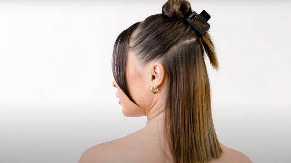 GIMME beauty Fine Hair - Black & Rose Claw Clip #9