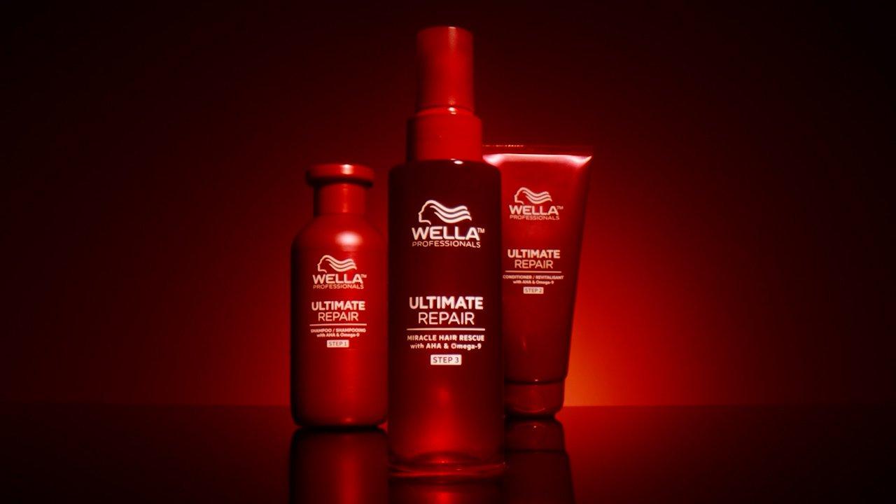  Wella Professionals Champú Ultimate Repair, champú en crema  ligero profesional para cabello dañado, 8.4 onzas : Belleza y Cuidado  Personal