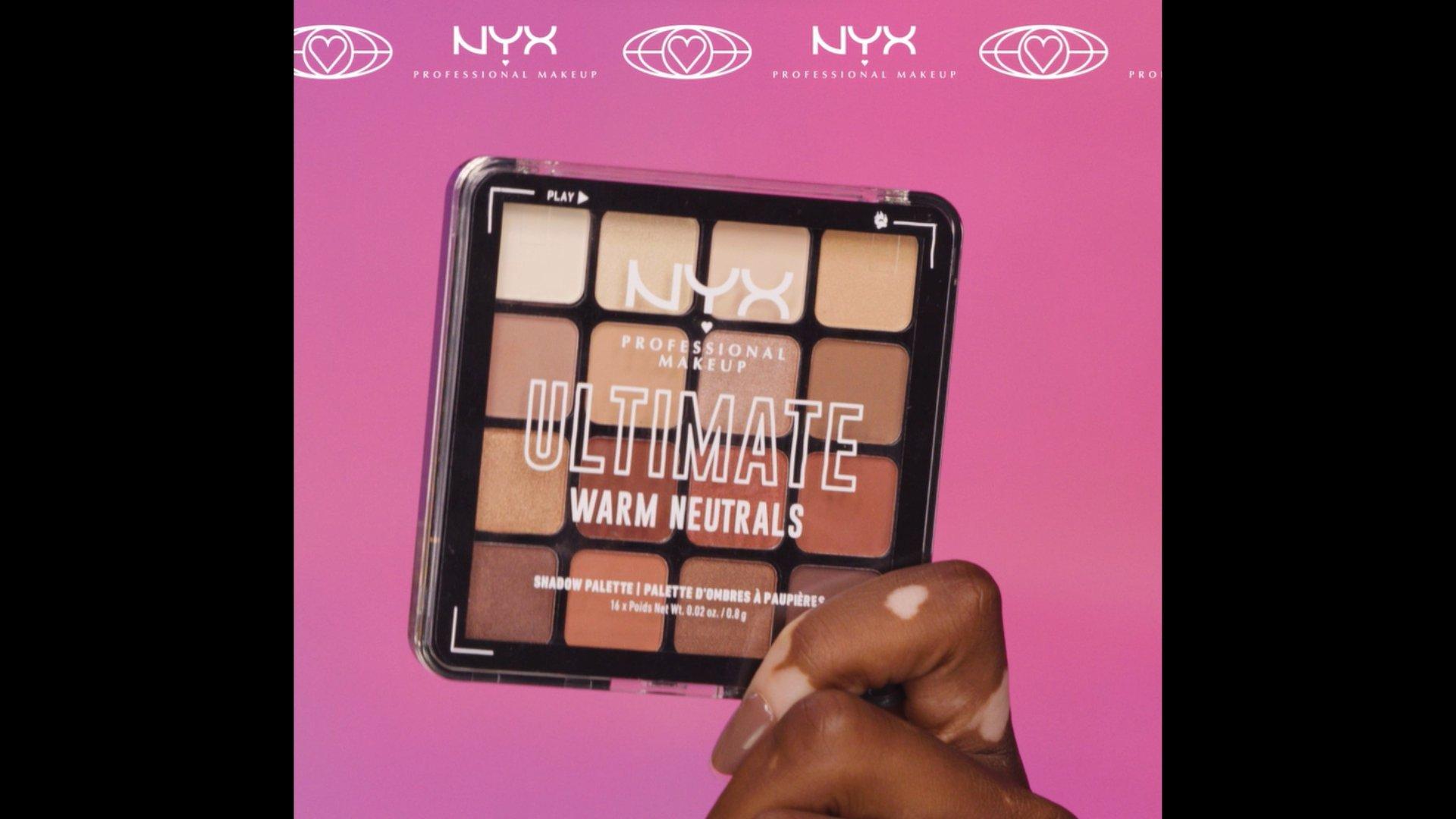 Ultimate Color Shadow Palette Warm Neutrals - NYX Professional Makeup |  Ulta Beauty