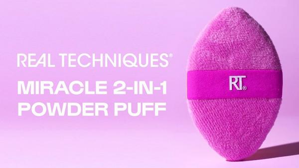 Real Techniques Miracle 2-In-1 Dual Sided Powder Puff #8