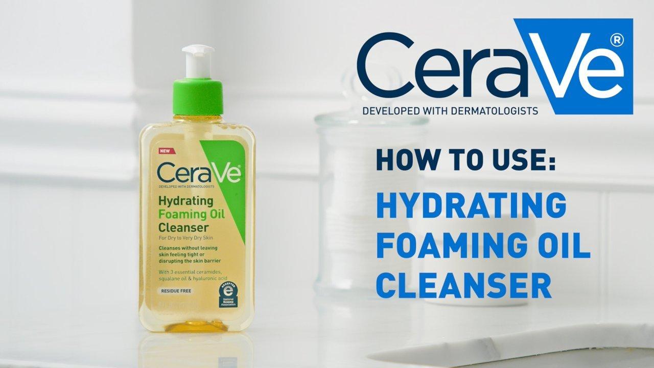 CeraVe – Hydrating Foaming oil cleanser. Limpiador facial en