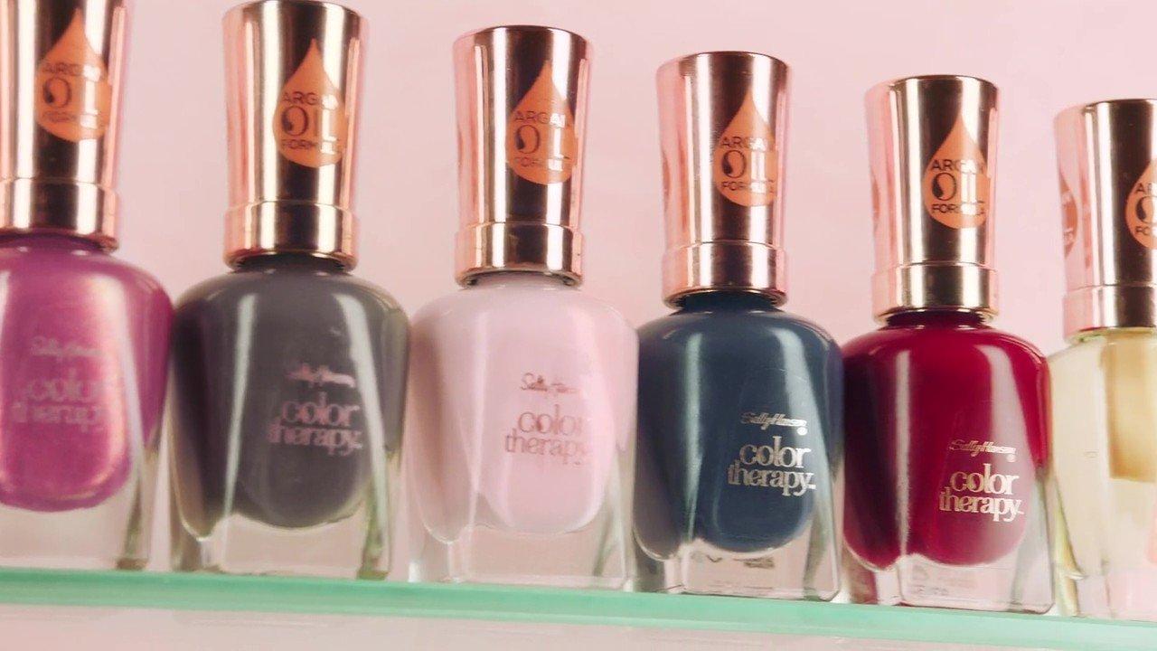 Sally Hansen Color Therapy Nagellack – Farbe 420 Good As Blue, 14,7 Ml | Mit Arganöl