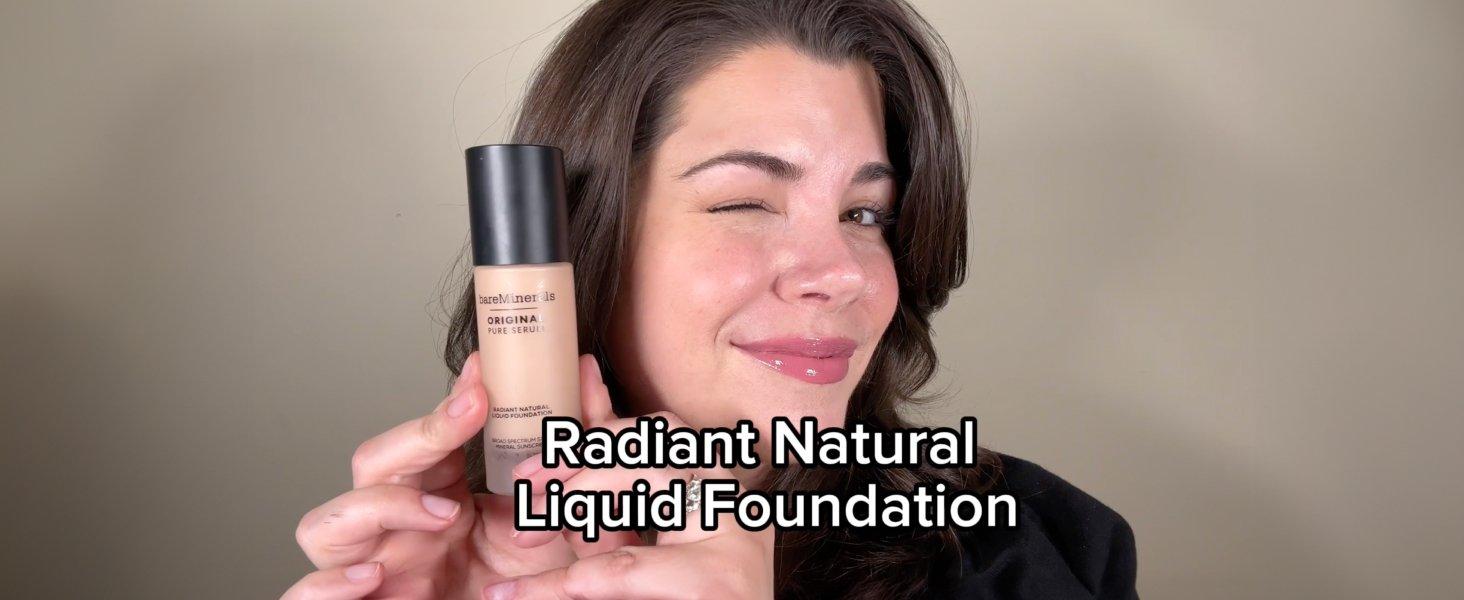 Original Pure Serum Radiant Natural Liquid Foundation Mineral SPF 20 -  bareMinerals