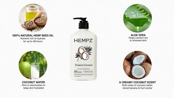 Hempz Tropical Coconut Body Moisturizer #7