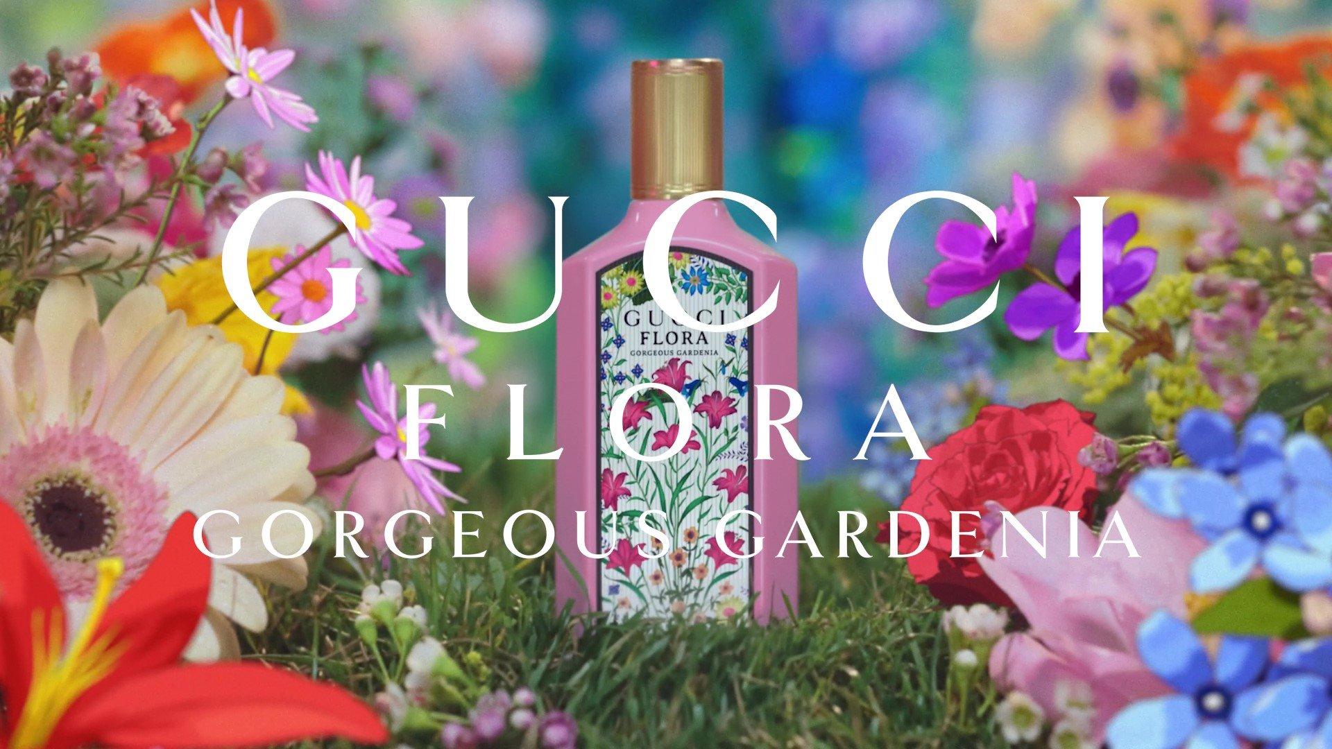 Gucci Free pouch with large spray purchase from the Gucci Bloom