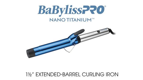 BaBylissPRO Nano Titanium XL Spring Curling Iron #9