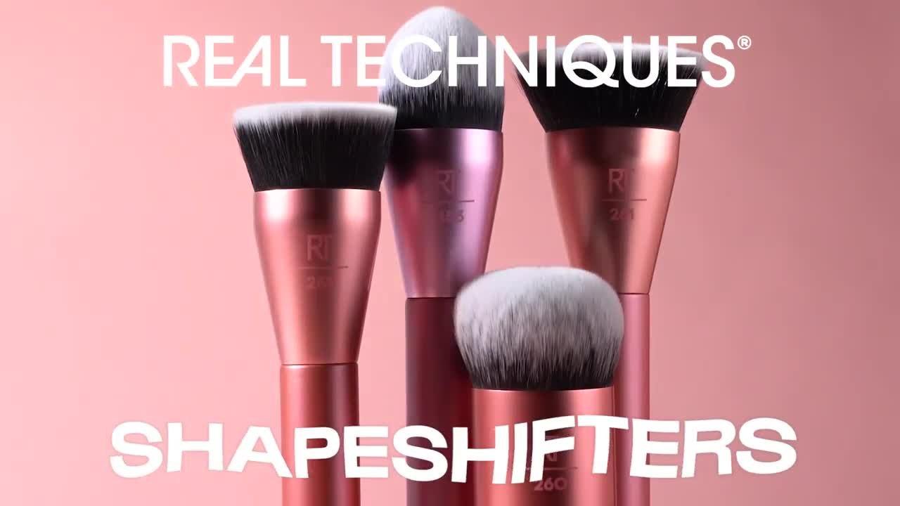 Real Techniques Snatch + Sculpt Contour Makeup Brush, For Liquid & Cream  Contour & Bronzer, Flat Top & Oval Head For Blending & Buffing, Dense,  Synthetic Bristles, Vegan & Cruelty Free, 1