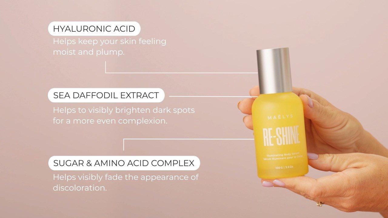 RE-SHINE Illuminating Body Serum - MAËLYS Cosmetics
