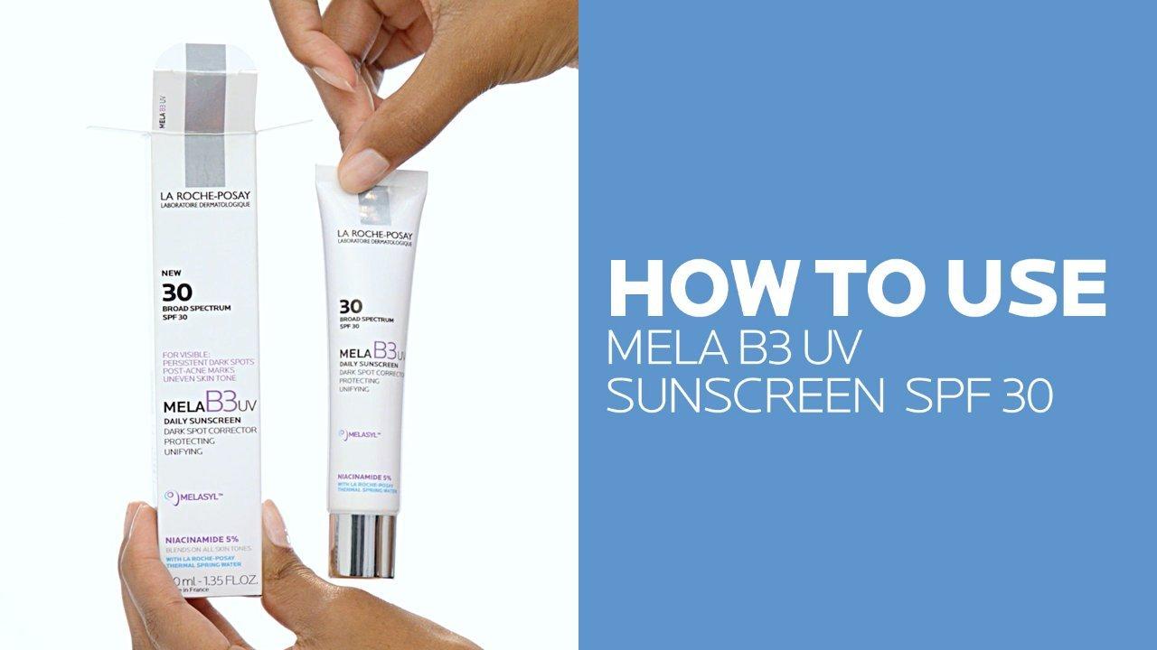 Mela B3 Moisturiser SPF30, Suncare protection