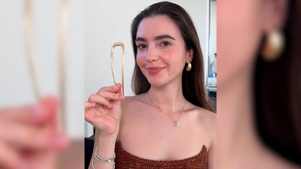 Metal French Hair Pin