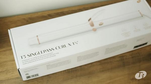 T3 SinglePass Curl X Ceramic Extra-Long Barrel Curling Iron #9